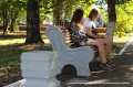 Ртищевские фирмы установили в парке 14 именных скамеек